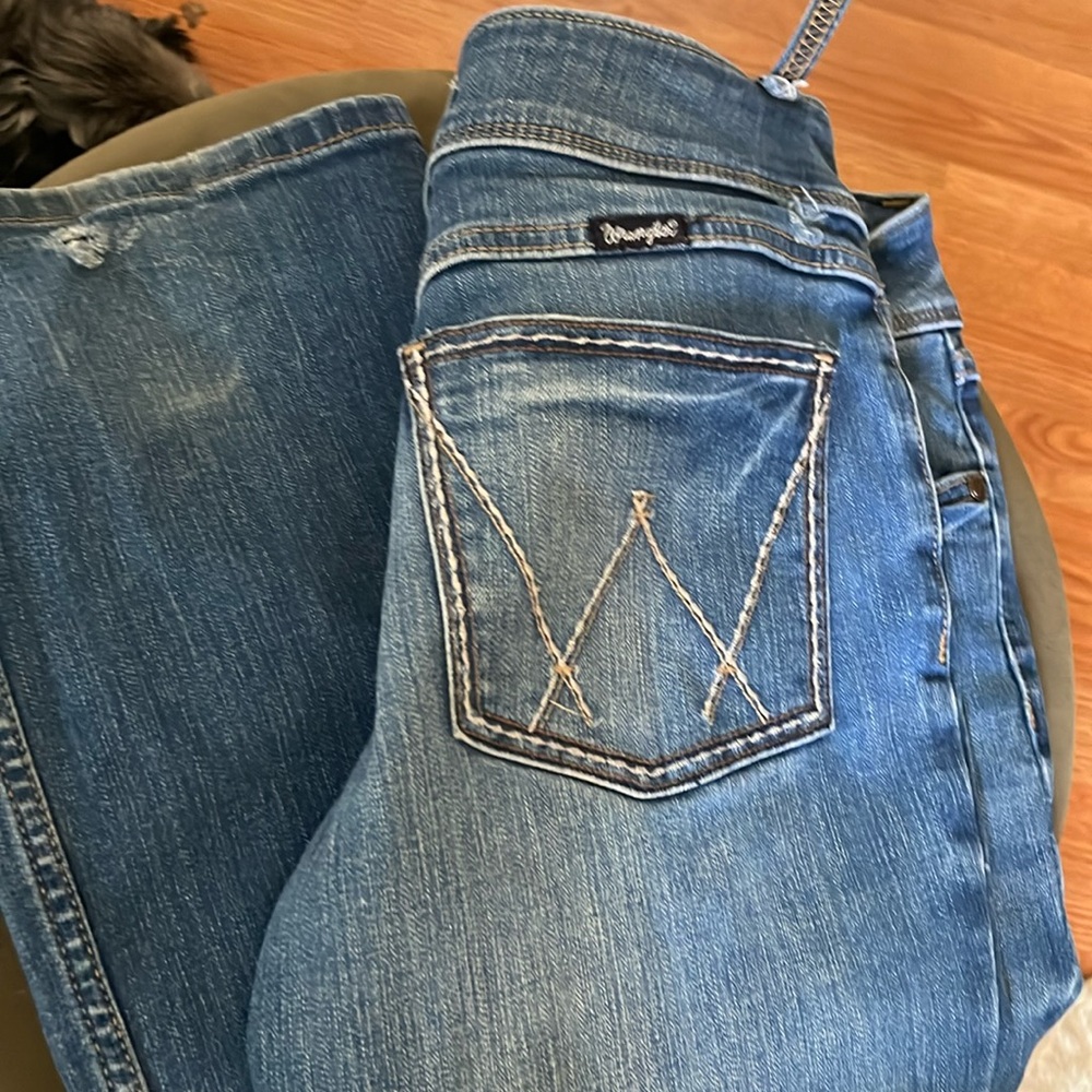Wrangler stretch flares
